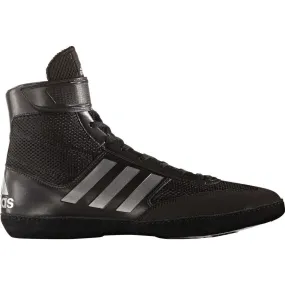 Adidas 224 Combat Speed 5 Wrestling Shoes - Black Silver Black