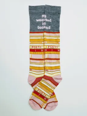 Book Knee High Socks