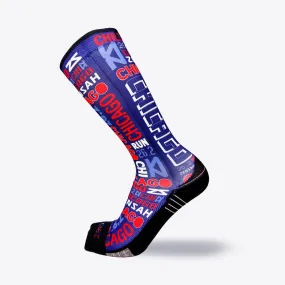 Busy Chicago Compression Socks (Knee-High)