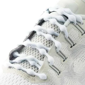 Caterpy Run No-Tie Shoelaces - Silky White