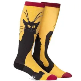 Chat Noir Women's Wide Calf Knee High Sock