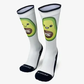 Large Avocado Compression Socks (Knee-High)