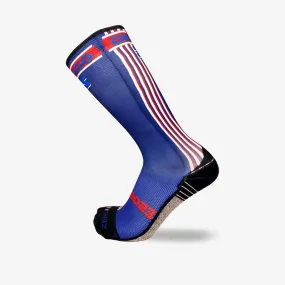 Old School Chicago Compression Socks (Knee-High)