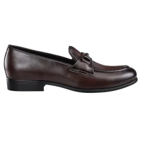 St.James Brown Buckle Loafers